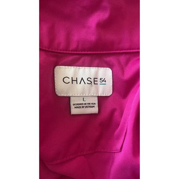Chase 54 Womens Pink Performance Activewear Jacket Pull On 1/2 Zip Large‎ - Picture 5 of 7